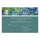 Irises RSVP cards