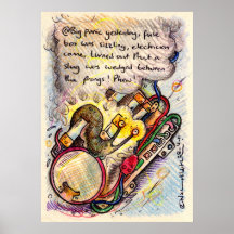 irkafirka @emerald3 Druck Plakat