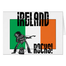 Irland-Felsen Grußkarten
