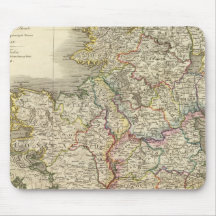 Irland-Karte Mousepads