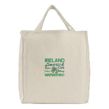 Irland und irische Stadt-Taschen-Tasche
