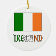 Irlandnamensflagge Weihnachtsbaum Ornament