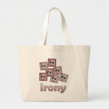 Ironie Einkaufstasche