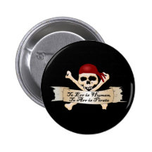 Irren ist menschlich zu Arr ist Pirat Anstecknadelbuttons