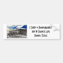 iShop @ PampaMarket109 W Francis A… Autoaufkleber