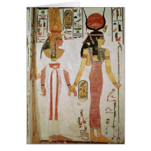 Isis und Nefertari Grußkarte