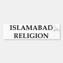 Islamabad-Religion Autosticker