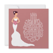 Islamhochzeit bachelorette Heirat-Weißbraut