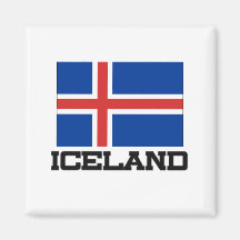 Island-Flagge Magnete