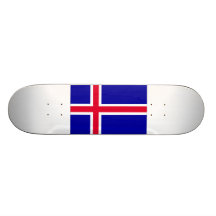 Island-Flagge Skateboarddecks