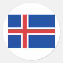 Island-Flagge Sticker