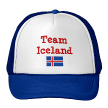 Isländischflagge, Team Island Baseballcap
