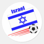 Israel-Fußball-Team Runde Aufkleber