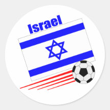 Israel-Fußball-Team Runde Aufkleber
