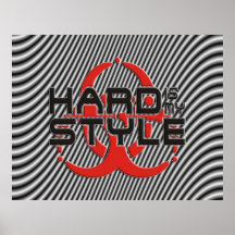 ist stark meine Musik hardstyle Streifen | der Art Plakatdruck