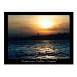 Istanbul-Sonnenuntergang-Postkarte