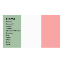 Italien-Flagge Visitenkarte