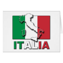 Italien-Flaggen-Land Karten