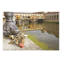 Italien, Florenz, Liebe-Verschlüsse und Reflexione Fotografien