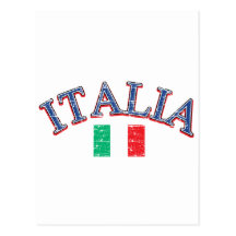 Italien-Fußballentwurf Postkarten