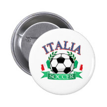 Italien-Fußballentwürfe Anstecknadelbutton