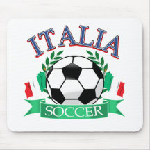 Italien-Fußballentwürfe Mousepads