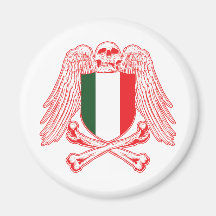 Italien-gekreuzte Knochen Kühlschrankmagnete