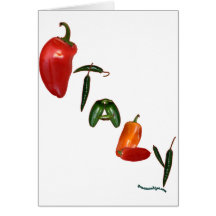 Italien-Paprika-Paprikaschoten Karten
