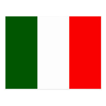 Italien-Qualitäts-Flagge Postkarten