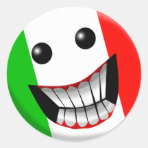Italien Runder Aufkleber