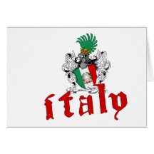 Italien-Schild-Karte