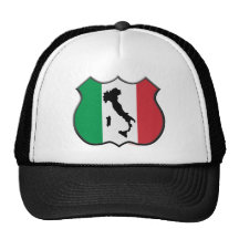 Italien-Schild-Karten-Hut Kult Cap