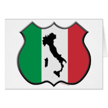 Italien-Schild-Karten-Karte