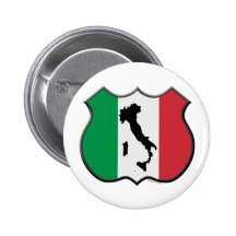 Italien-Schild-Karten-Knopf Anstecknadelbuttons