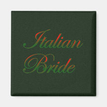 italienische Braut Magnete