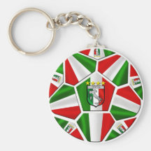 Italienische Flagge Italien-Fußballs von Italien-P Schlüsselanhänger