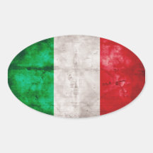 Italienische Flagge Sticker