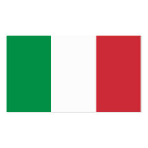 Italienische Flaggen-Visitenkarte