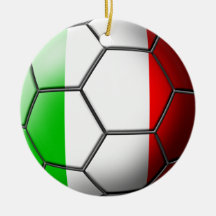 Italienische Fußball-Verzierung Ornament