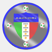 Italienische Fußballluxuswelt verficht Logo Aufkleber