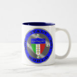 Italienische Fußballluxuswelt verficht Logo Kaffee Haferl