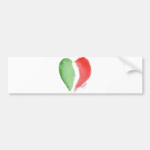Italienische Liebe Auto Aufkleber