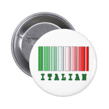 italienischer Barcodeentwurf Buttons