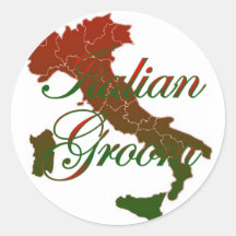 italienischer Bräutigam Aufkleber