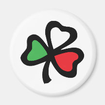 Italienisches Kleeblatt Magnete