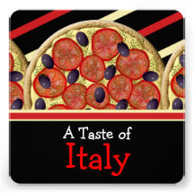Italienisches Pizza Italien-Party Ankündigungen