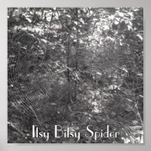Itsy Bitsy Spinnen-Plakat