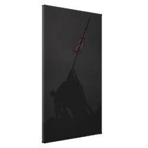 Iwojima-Denkmal Leinwand Drucke