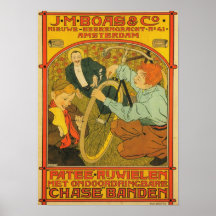 J.M Boas u. Co.-Fahrrad-Plakat