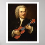 J.S. Bach auf Uke Plakat